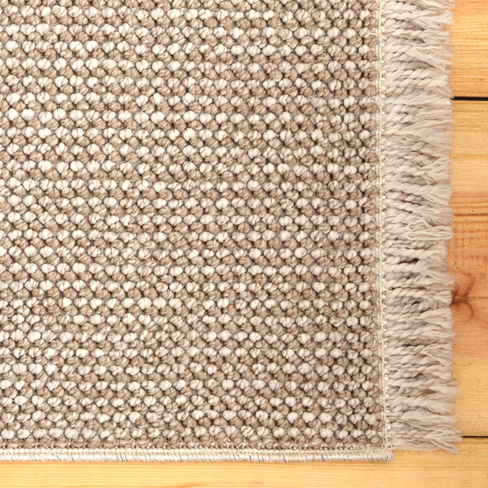 Kaşmir Halı 7/24 Iskandinav Premium Linda Kahve 160x230 cm görseli 3