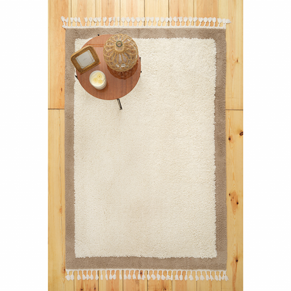 Kaşmir Halı 7/24 Plushy Coco Brown 160x230 cm görseli 1