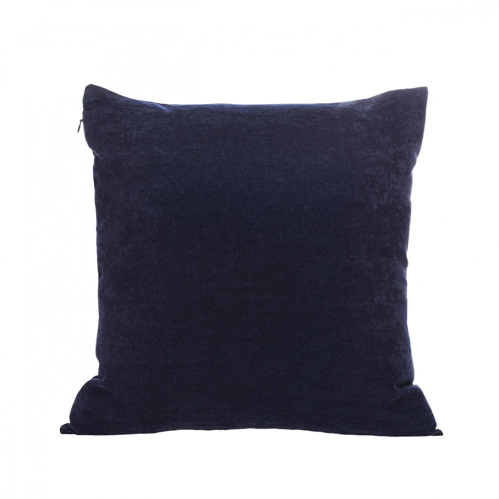 Kaşmir Home 7/24 Rainbow Kırlent İçi Dolgulu Koyu Lacivert 45x45 cm görseli 1