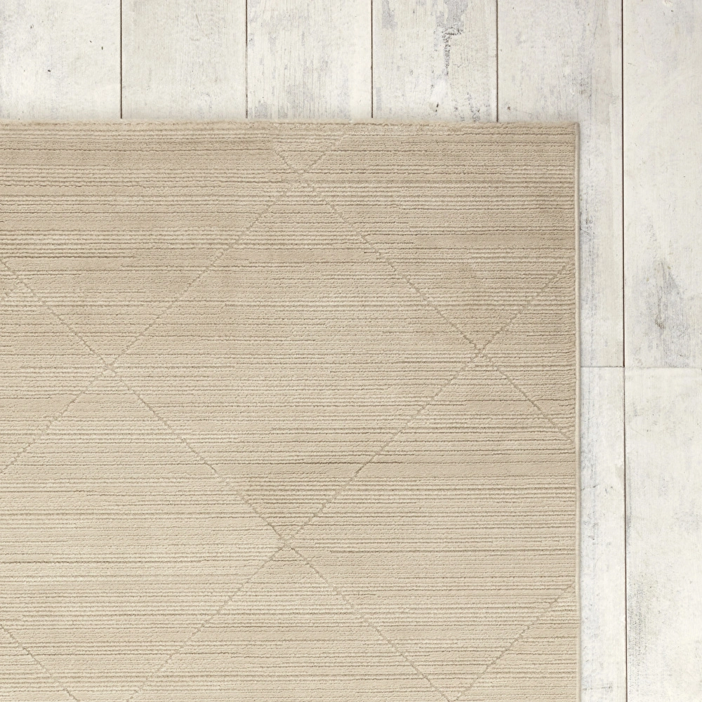 Kaşmir Halı 7/24 Noble Lorton White 80x300 cm görseli 5