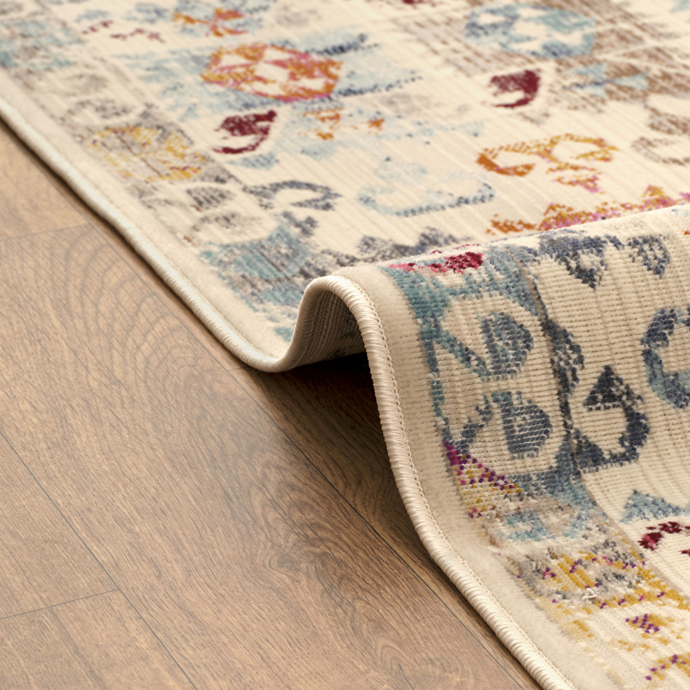 Kaşmir Halı 7/24 Kilim ve Jüt  Nakış 80x150 cm görseli 3