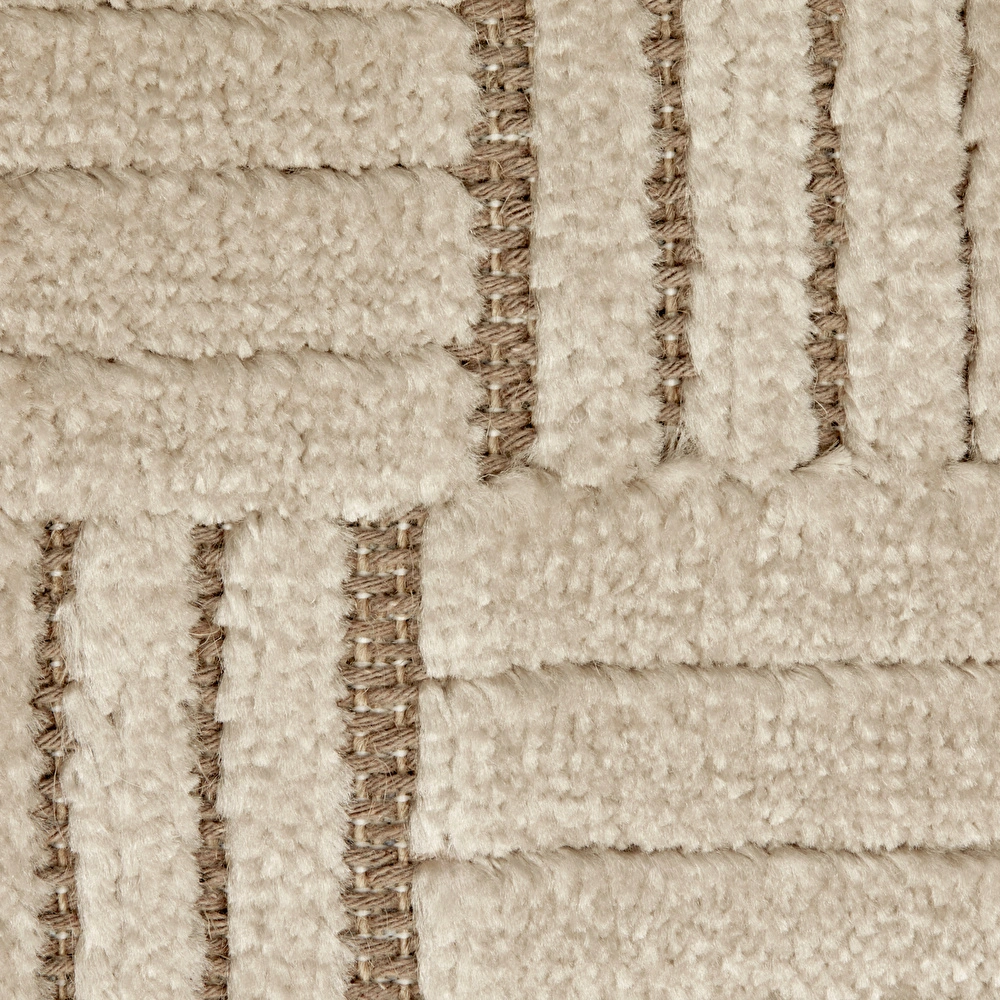 Kaşmir Halı 7/24 İskandinav Elin Bej 200x290 cm görseli 4