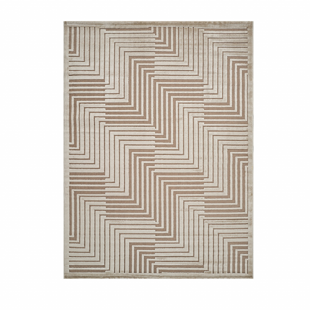 Kaşmir Halı 7/24 İskandinav Corner Bej 200x290 cm görseli 2
