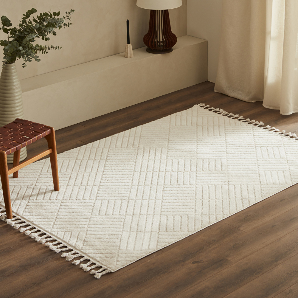 Kaşmir Halı 7/24 Antik Perge 80x150 cm görseli 1