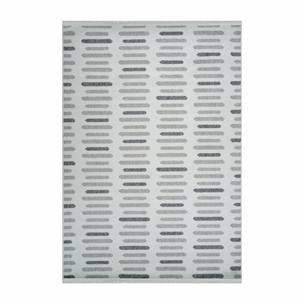 Kaşmir Halı 7/24 İskandinav Elegance Venedik Gri 160x230 cm görseli 2