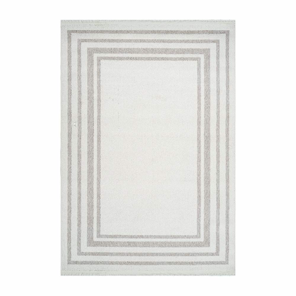 Kaşmir Halı 7/24 İskandinav Elegance Cenova Bej 120x180 cm görseli 2
