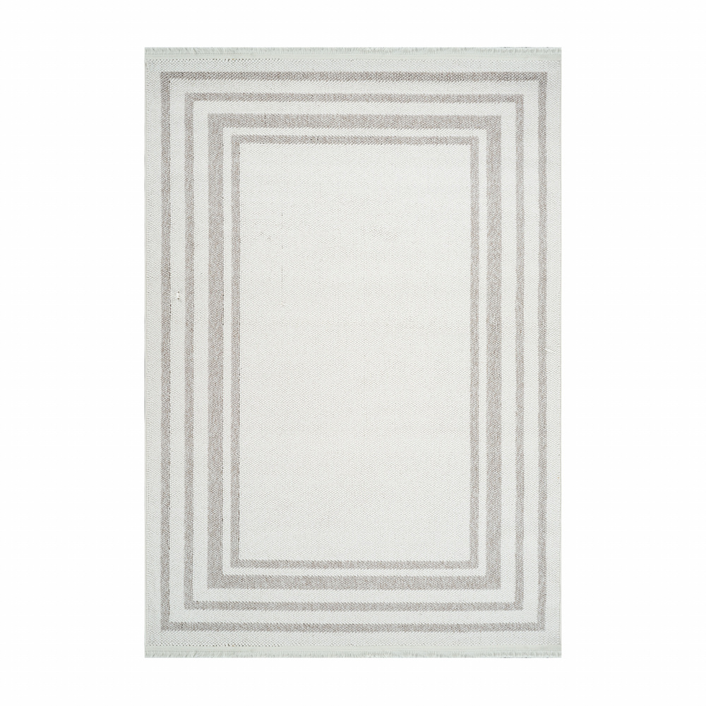 Kaşmir Halı 7/24 İskandinav Elegance Cenova Bej 80x300 cm görseli 2