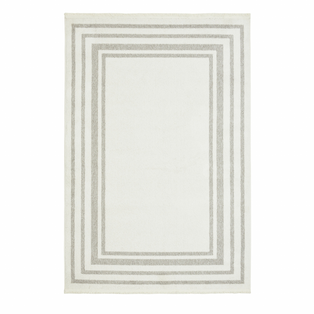 Kaşmir Halı 7/24 İskandinav Elegance Cenova Gri 80x300 cm görseli 3
