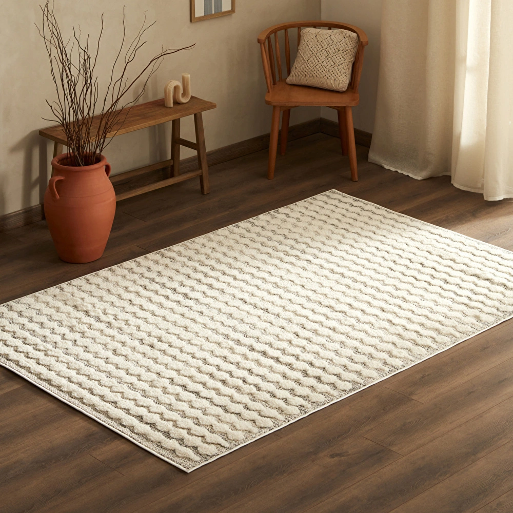 Kaşmir Halı 7/24 İskandinav Agnes 80x150 cm görseli 3