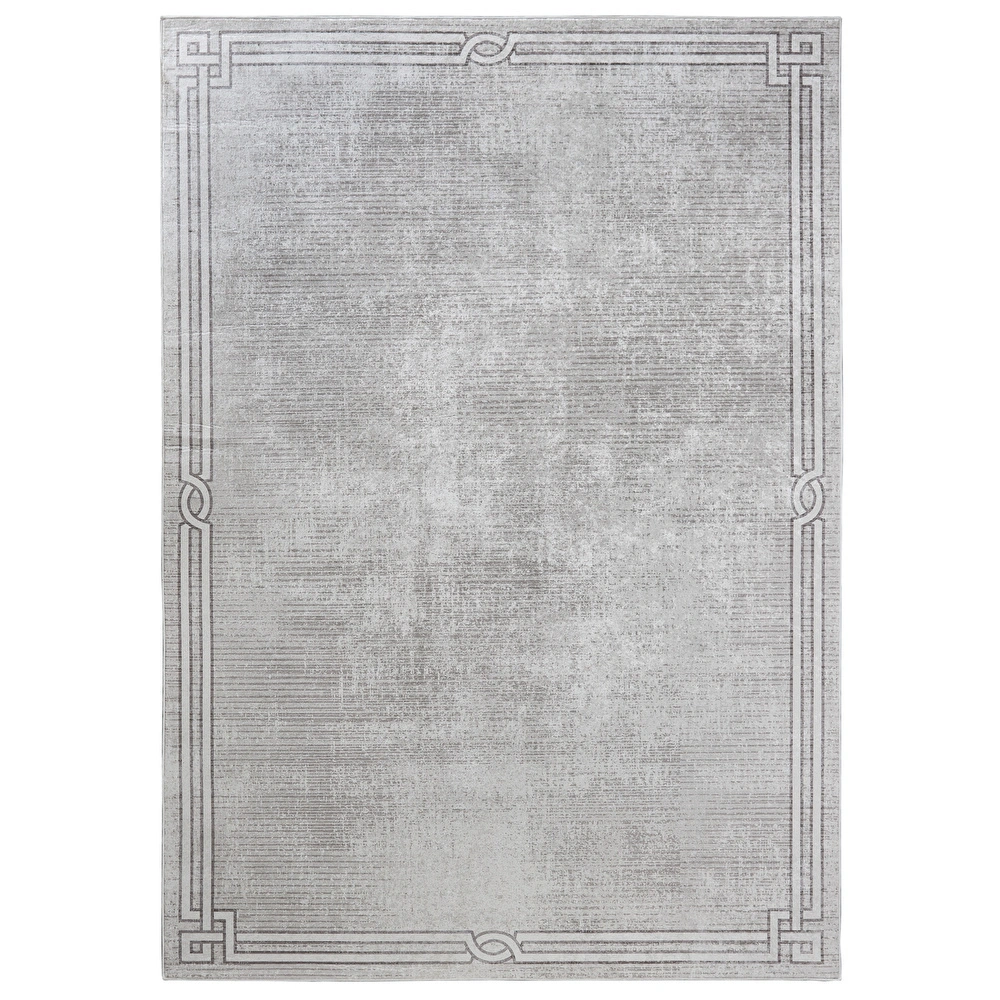 Sare By Kaşmir Halı Bordure Beige Yıkanabilir Taban 80x150 cm görseli 2