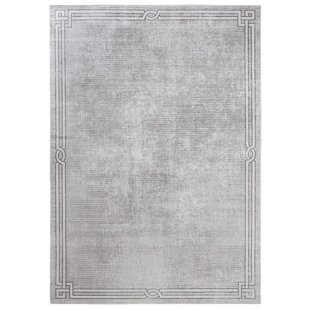 Sare By Kaşmir Halı Bordure Beige Yıkanabilir Kaymaz Taban 100x200 cm görseli 2