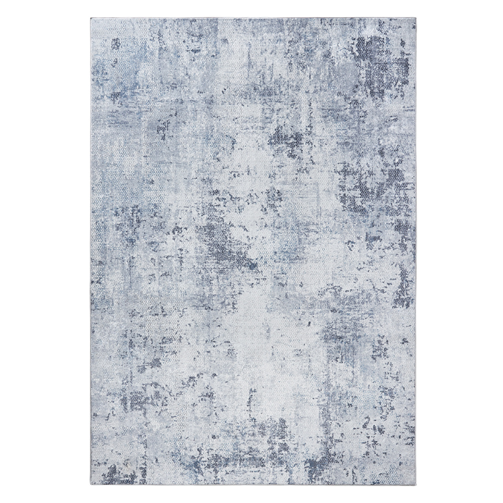 Sare By Kaşmir Halı Abstract Gray Yıkanabilir Kaymaz Taban 50x80 cm görseli 2