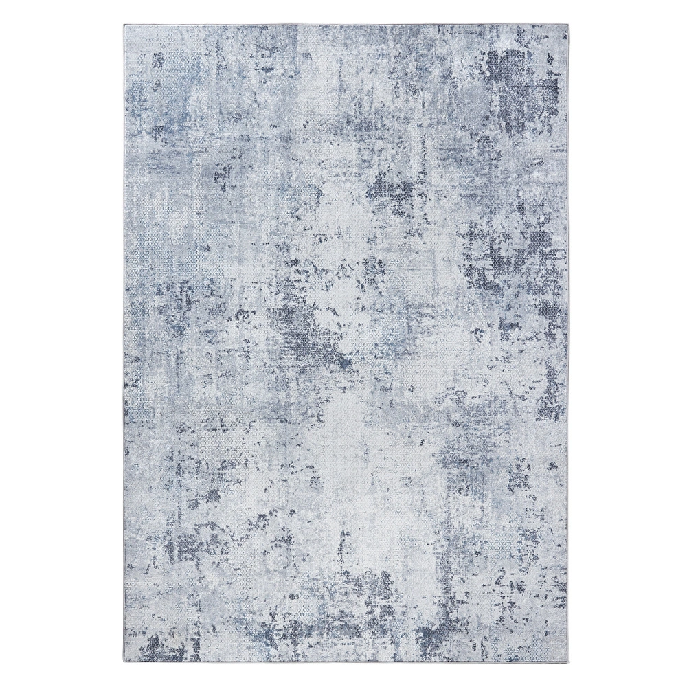Sare By Kaşmir Halı Abstract Gray Yıkanabilir Kaymaz Taban 100x200 cm görseli 2