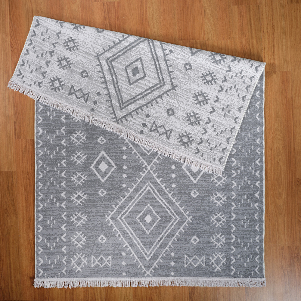 Kaşmir Halı 7/24 Kilim Jüt Hatka 80x150 cm görseli 4