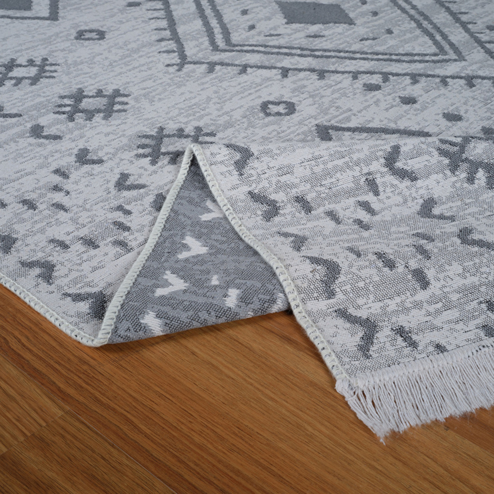 Kaşmir Halı 7/24 Kilim Jüt Hatka 80x150 cm görseli 5
