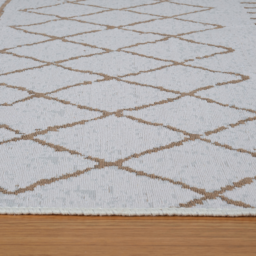 Kaşmir Halı 7/24 Kilim Jüt Alter Beige 80x300 cm görseli 7