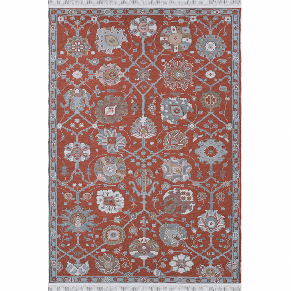 Kaşmir Halı 7/24 Kilim Jüt Alaya 100x200 cm görseli 3