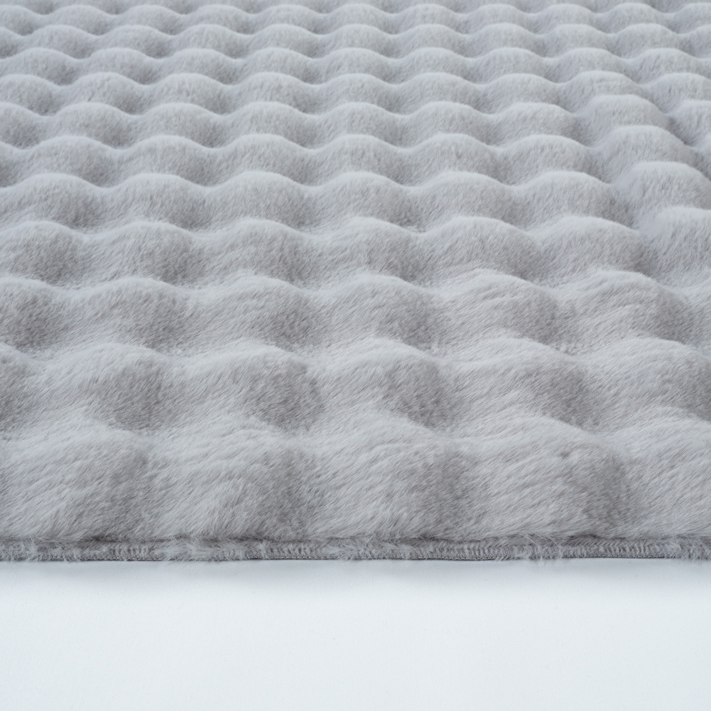 Kaşmir Halı 7/24 Cosy Premium Bubble Açık Gri 100x150 cm görseli 4