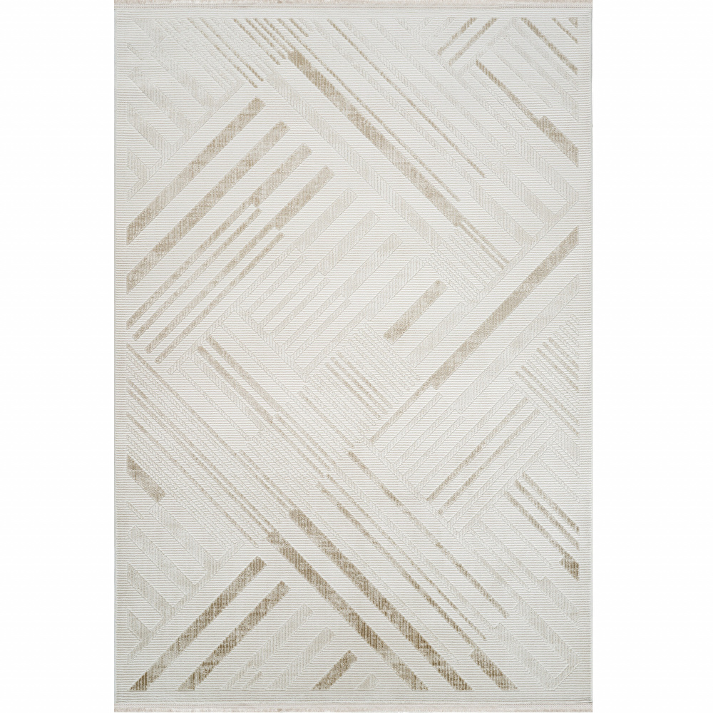 Kaşmir Halı 7/24 Elegante Lumina Bej 200x290 cm görseli 2