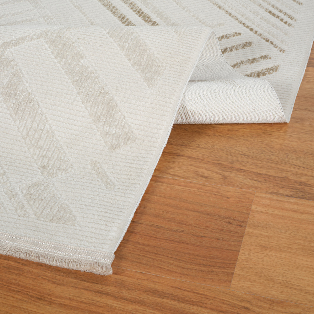 Kaşmir Halı 7/24 Elegante Lumina Bej 200x290 cm görseli 3