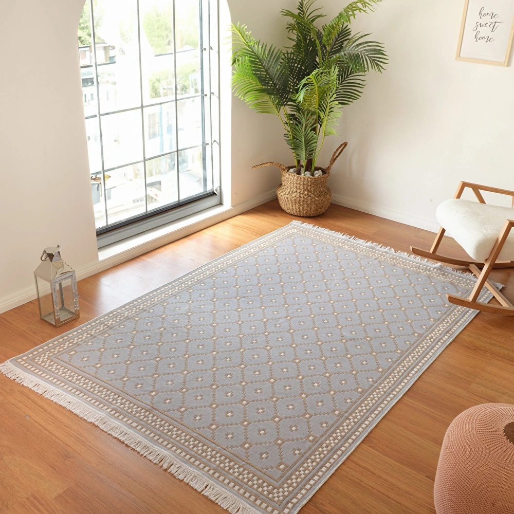 Kaşmir Halı 7/24 Kilim Jüt Freya 80x300 cm görseli 1