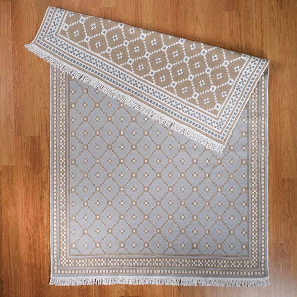 Kaşmir Halı 7/24 Kilim Jüt Freya 155x230 cm görseli 3