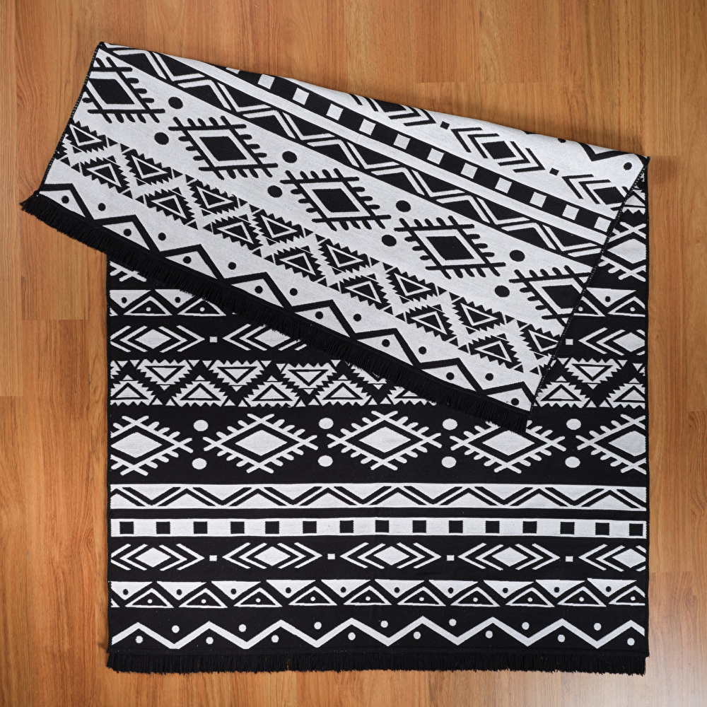Kaşmir Halı 7/24 Kilim Jüt Onda 80x150 cm görseli 4