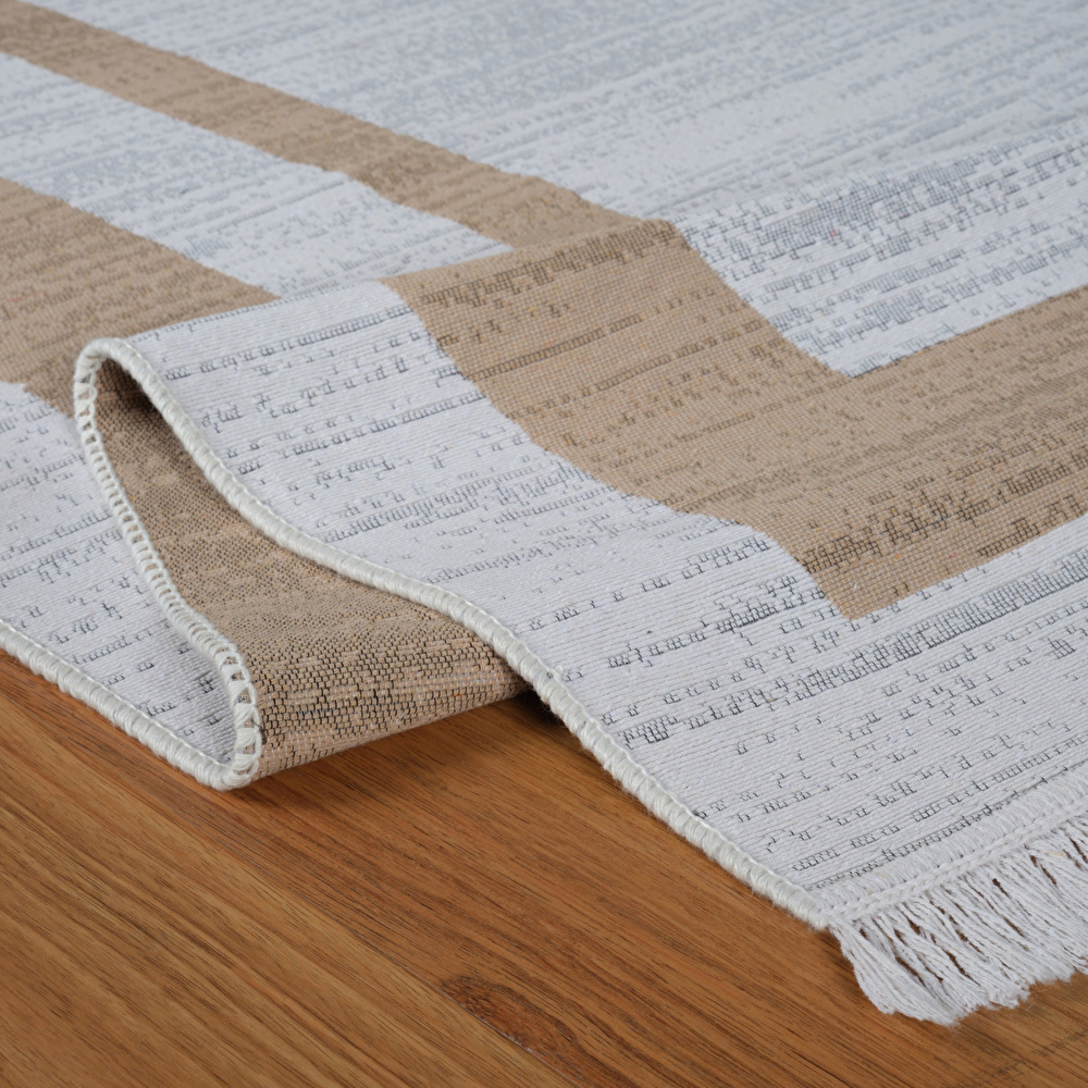 Kaşmir Halı 7/24 Kilim Jüt Aran 80x300 cm görseli 5