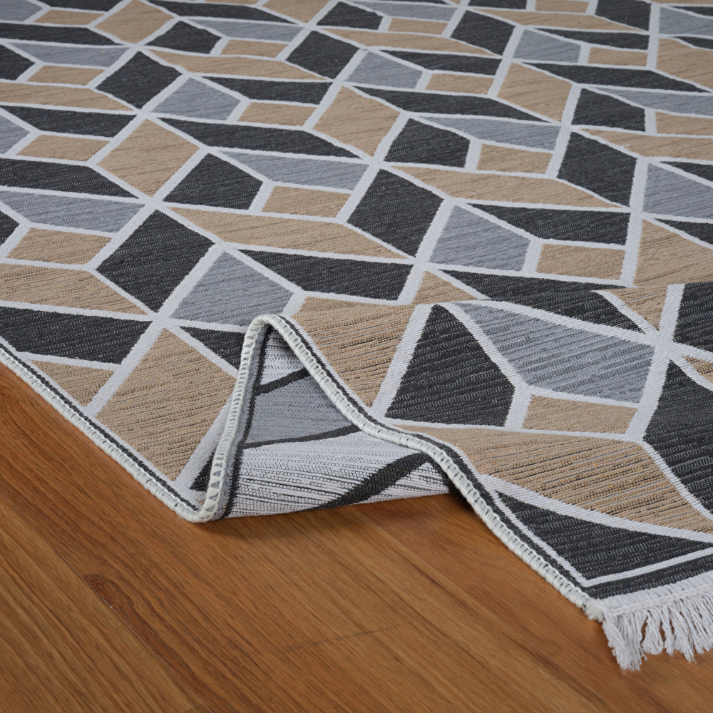 Kaşmir Halı 7/24 Kilim Jüt Campus 80x300 cm görseli 5