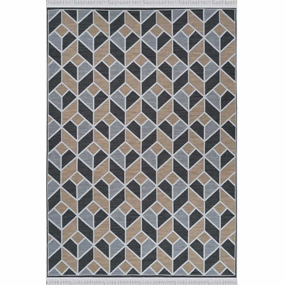 Kaşmir Halı 7/24 Kilim Jüt Campus 100x300 cm görseli 3