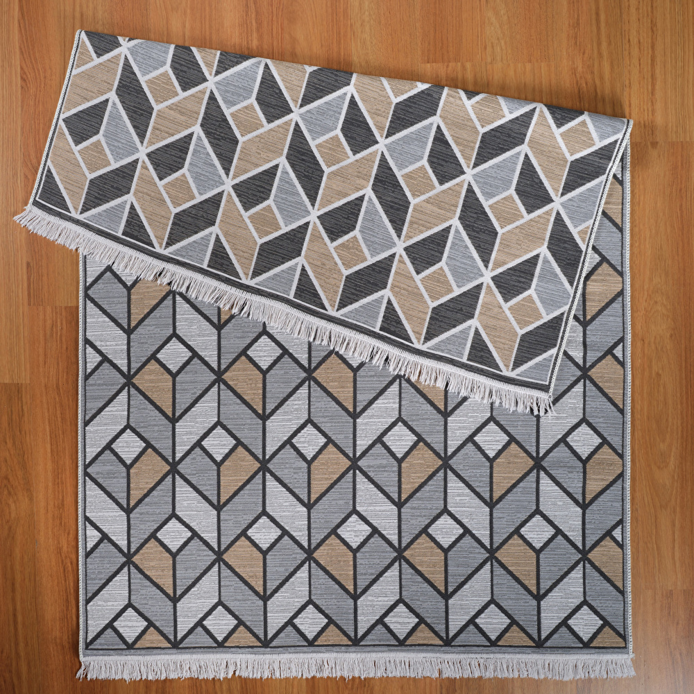 Kaşmir Halı 7/24 Kilim Jüt Campus 100x300 cm görseli 4