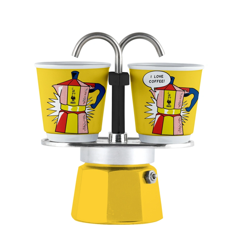 Bialetti Mini Express Mokapot Lictenstein 2 Espresso Fincanı görseli 1