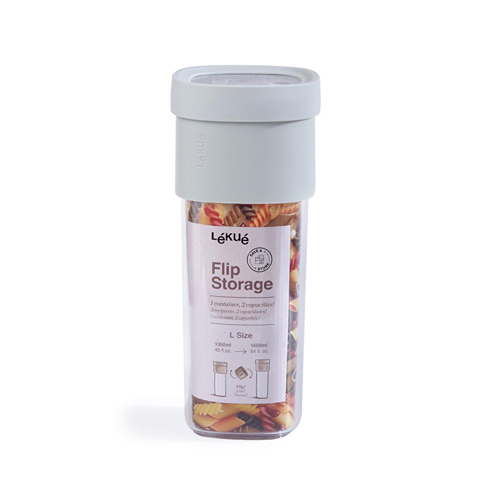 Lekue Save Store Saklama Kabı 1350 ml Yeşil görseli 3