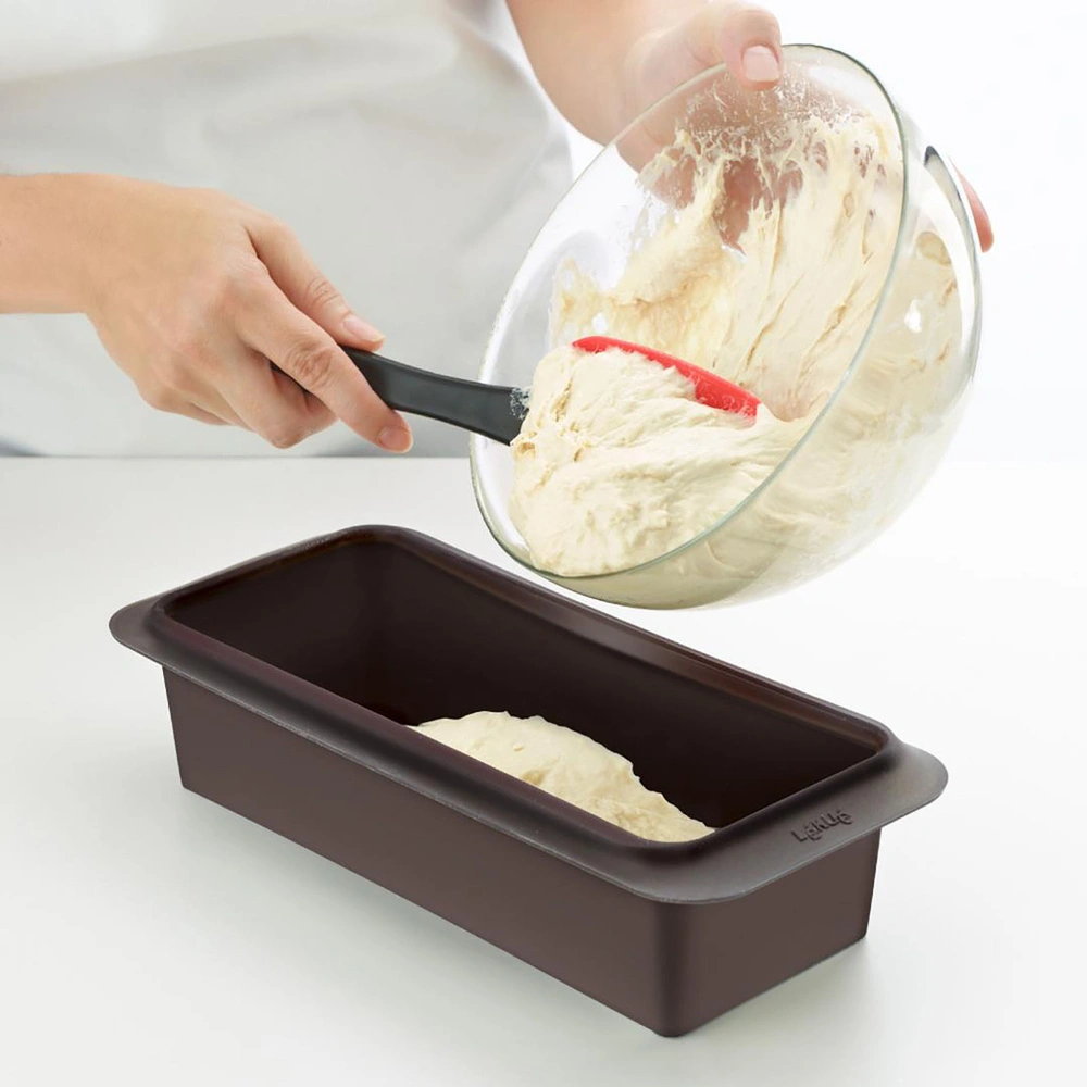 Lekue Silikon Ekmek Kalıbı 28 cm Kahverengi görseli 2
