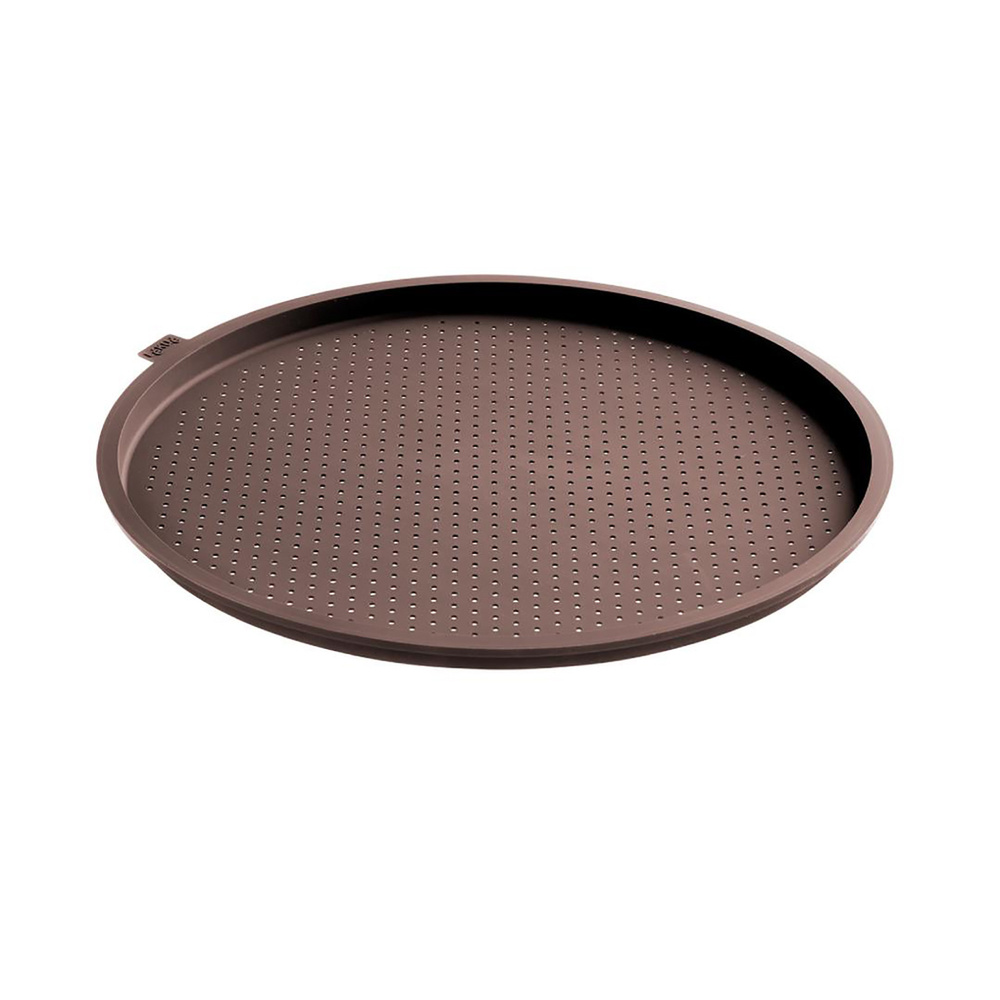Lekue Yuvarlak Pizza Altlığı 36 cm Kahverengi  görseli 1