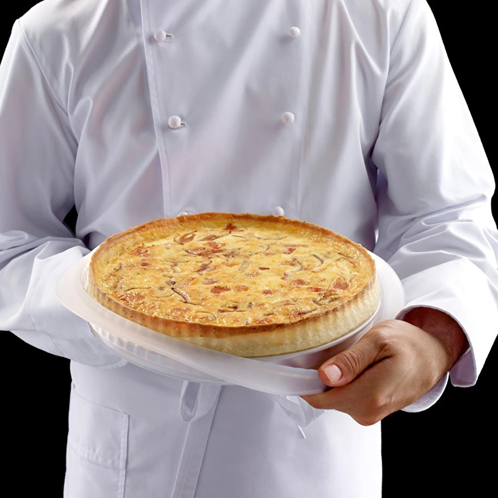 Lekue Silikon Tart Kalıbı 28 cm Kırmızı görseli 5