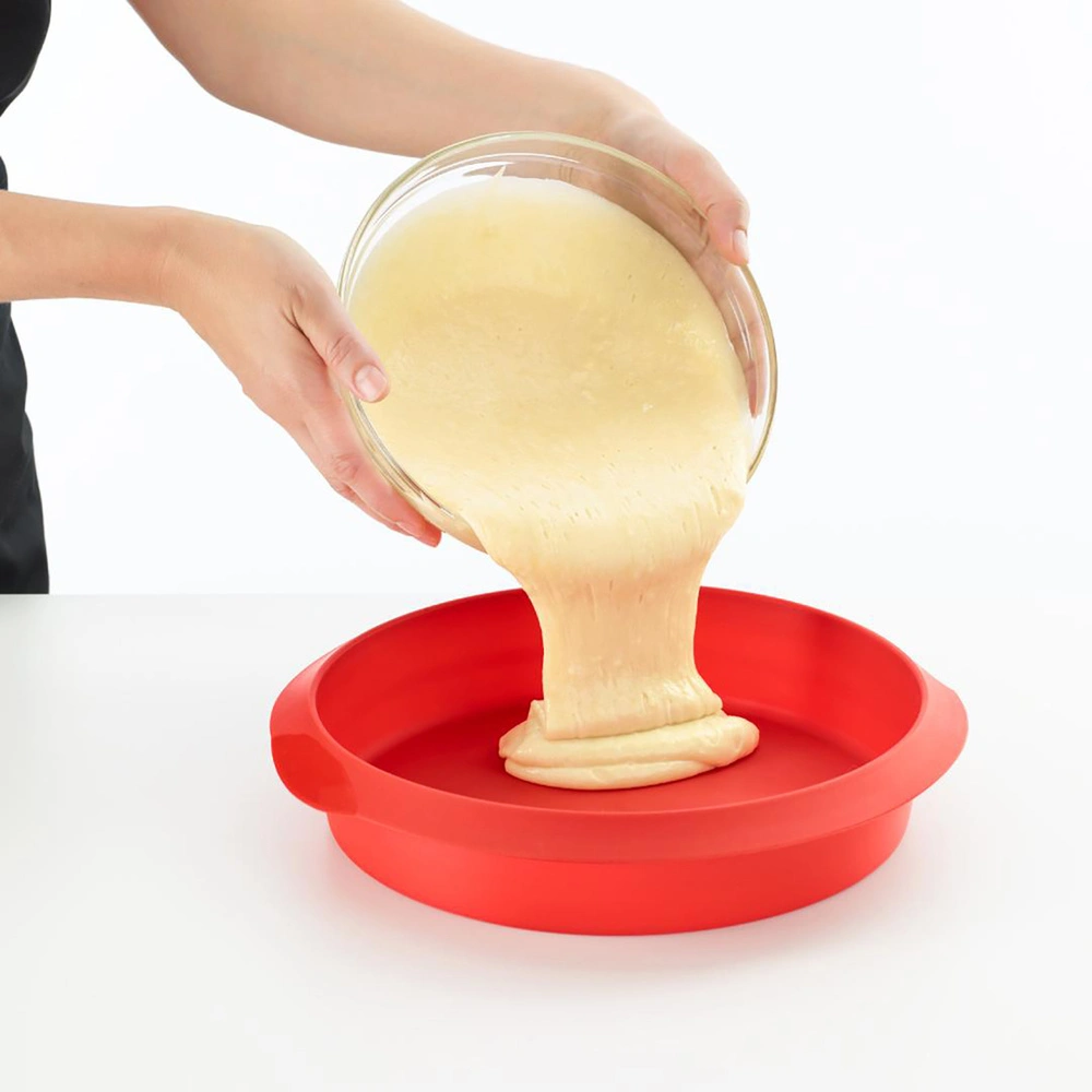Lekue Silikon Pasta Kalıbı 24 cm Kırmızı görseli 2