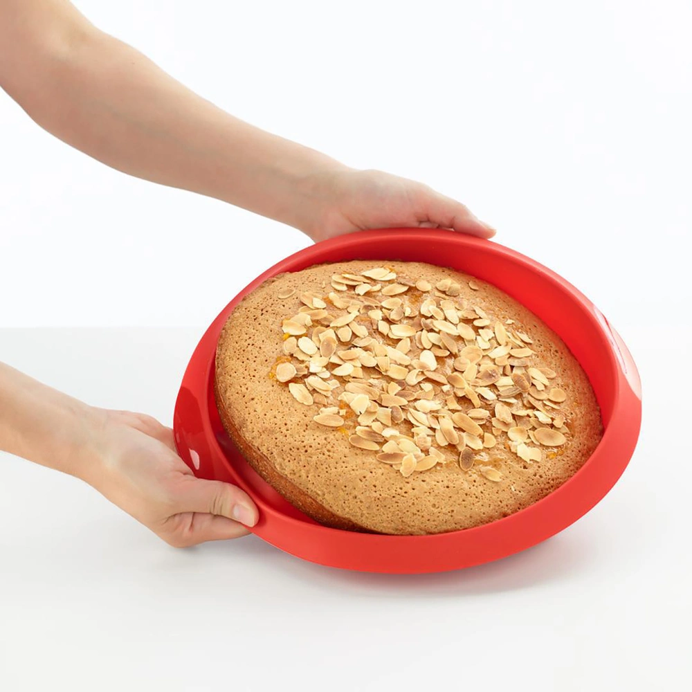 Lekue Silikon Pasta Kalıbı 24 cm Kırmızı görseli 4