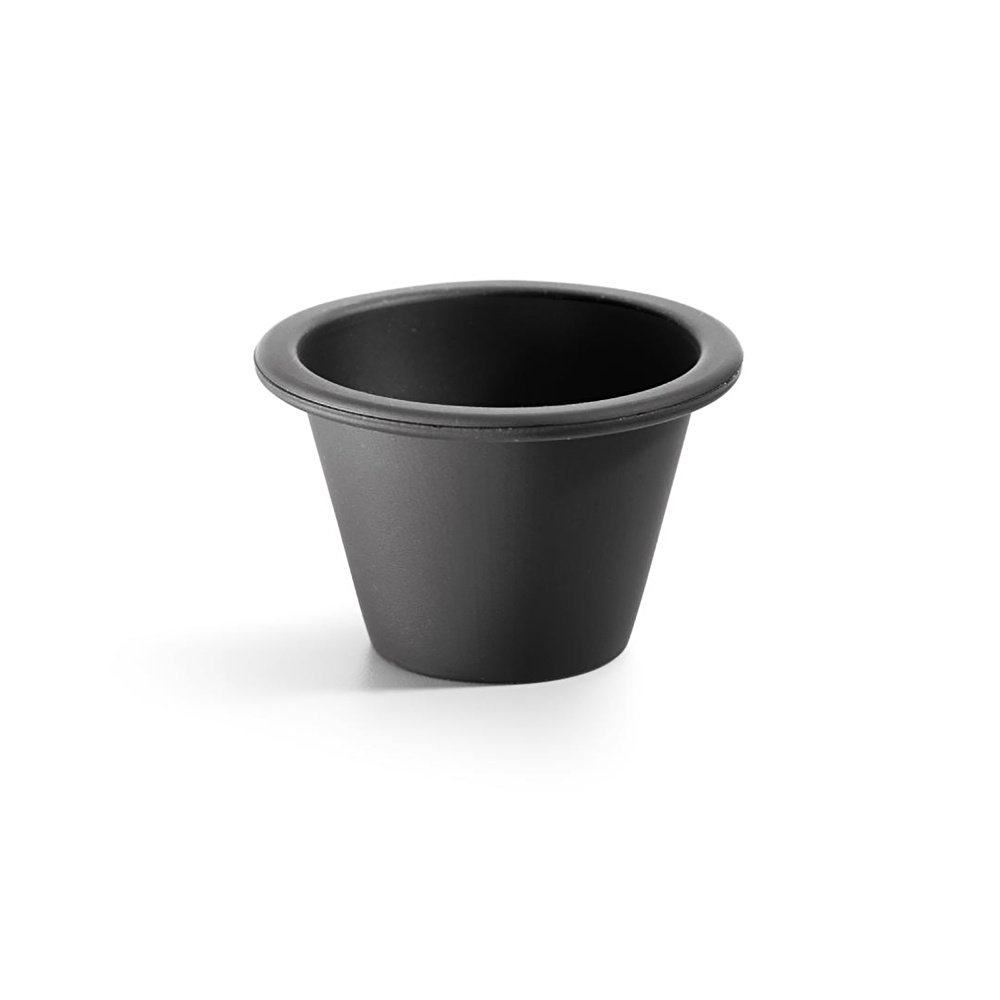 Lekue 6’lı Silikon Muffin Kalıbı 7 cm Siyah görseli 1