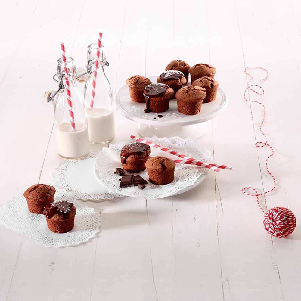 Lekue 6 Bölmeli Siyah Silikon Muffin Kalıbı 30X17,5X3,99 cm görseli 4
