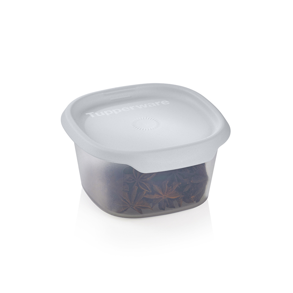 Tupperware Tek Dokunuş Küçük Kare Saklama Kabı 370 Ml görseli 1