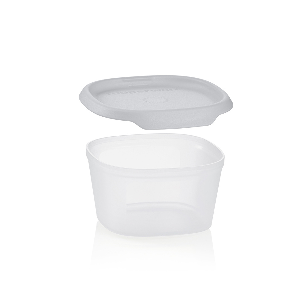 Tupperware Tek Dokunuş Küçük Kare Saklama Kabı 370 Ml görseli 2