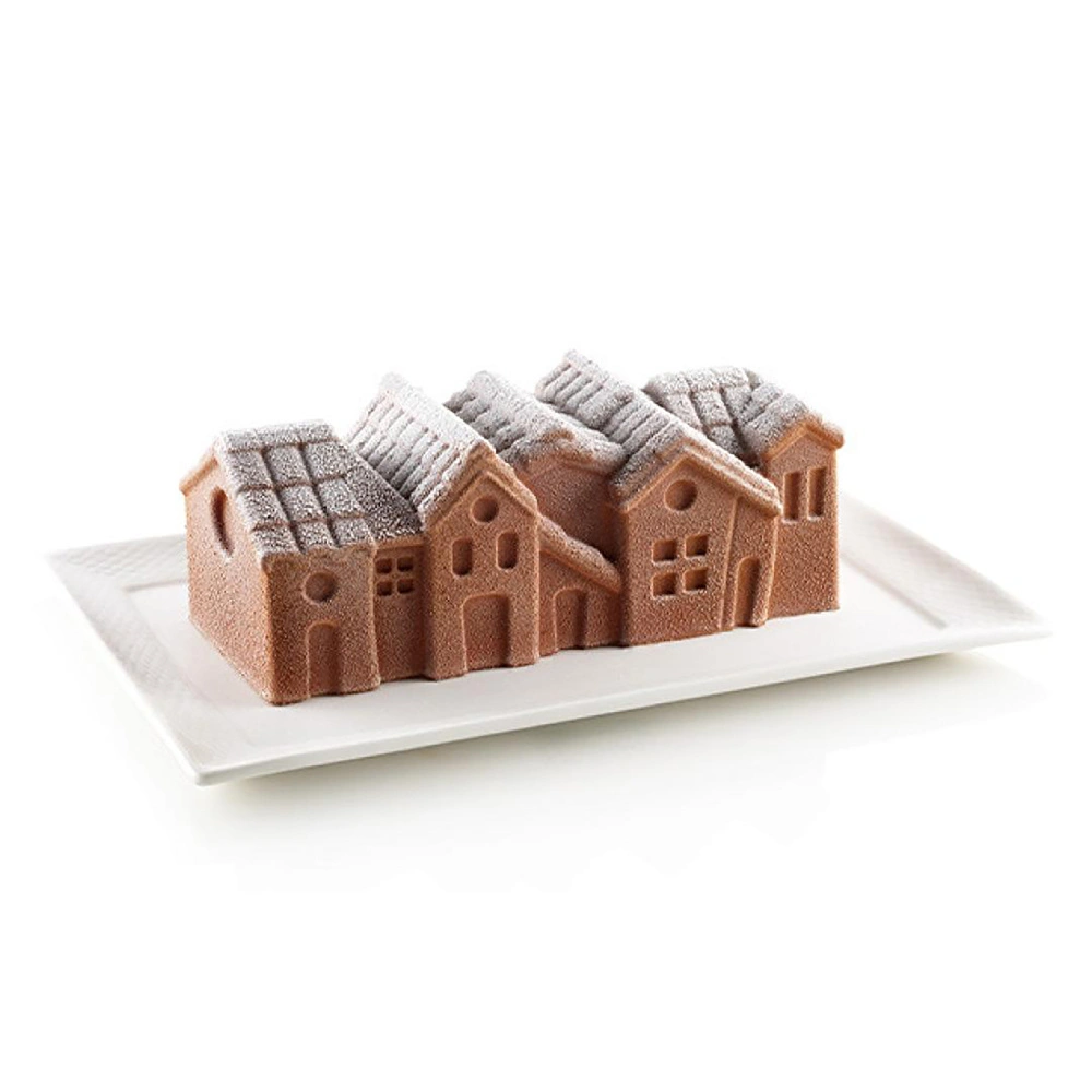 Silikomart Winter Village Silikon Soğuk Tatlı Kalıbı görseli 1