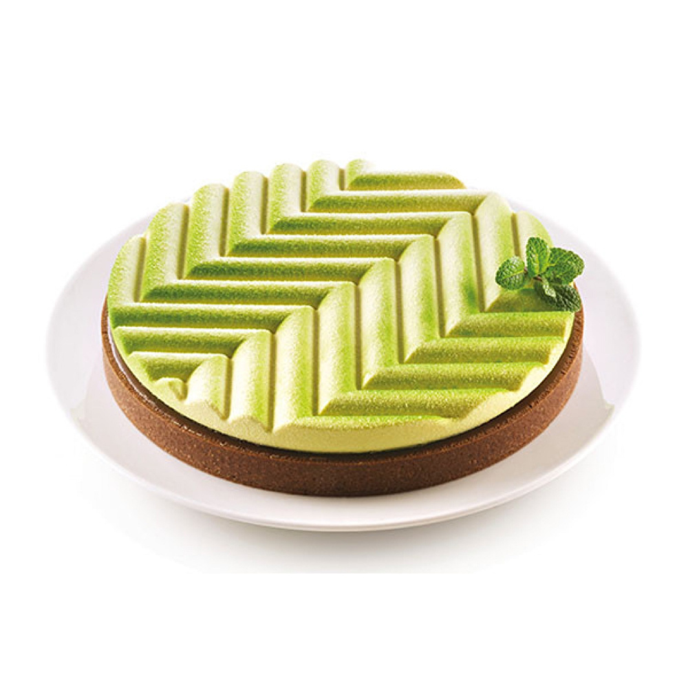 Silikomart Kit Tartegrafique Set Ring - Set Silikon Tart Kalıbı görseli 1