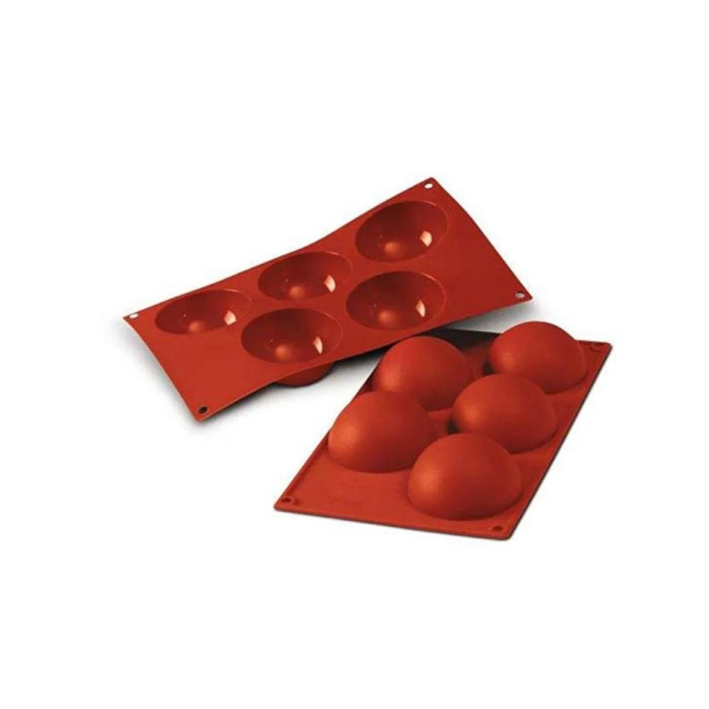 Silikomart Semisfera 5'li Yarım Küre Pastacı Kalıbı görseli 2