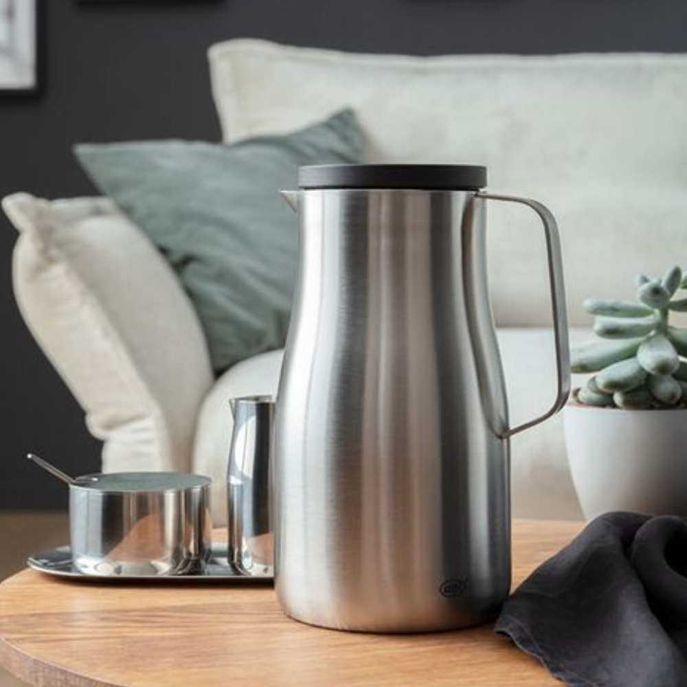 Alfi Studio Paslanmaz Çelik Mat Karaf 1,5 L görseli 5
