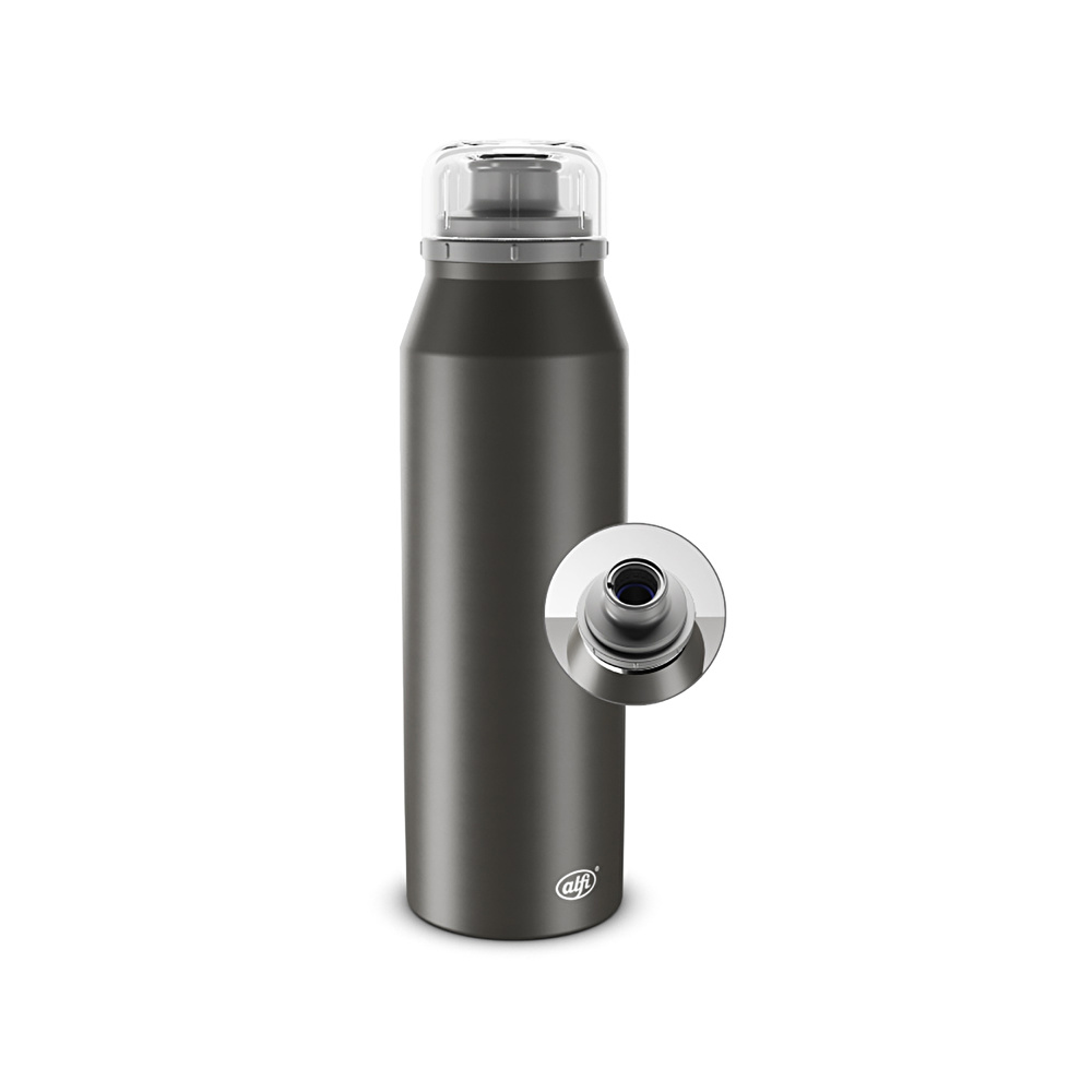 Alfi Endless Paslanmaz Çelik Şişe 500 ml Siyah görseli 3