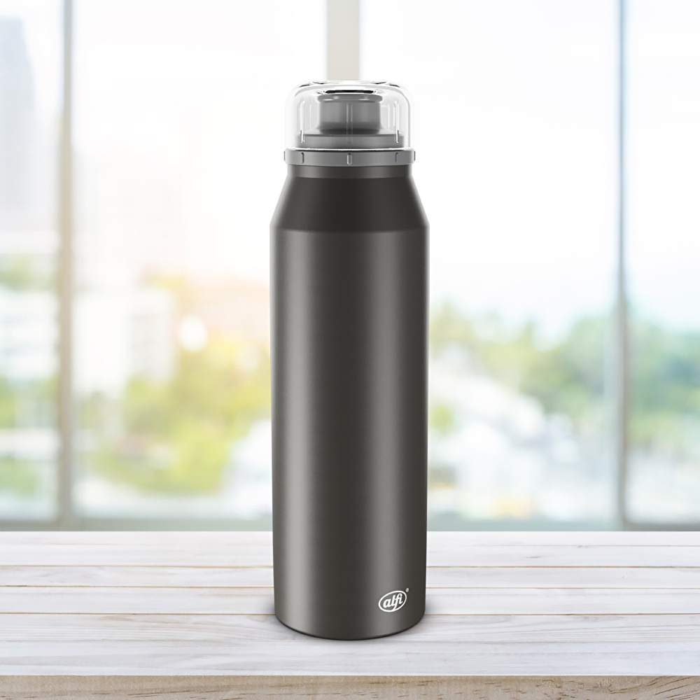 Alfi Endless Paslanmaz Çelik Şişe 500 ml Siyah görseli 5