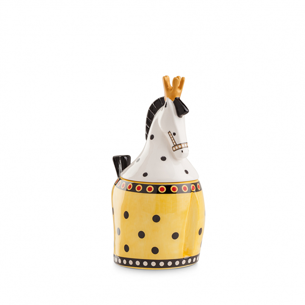 Egan Italy Girgenti At Saklama Kutusu 11 cm x 18 cm Sarı görseli 1