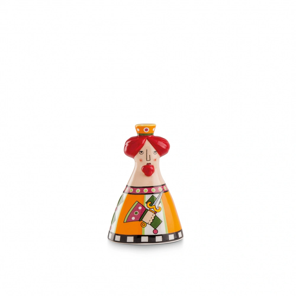 Egan Italy Girgenti Kral Dekoratif Çan 7x10 cm Turuncu görseli 1